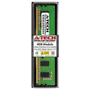 4GB DDR4 PC4-25600 DIMM Replacement for Kingston KVR32N22S6/4 Desktop Memory RAM 4GB DDR4 PC4-25600 DIMM Replacement for Kingston KVR32N22S6/4 Desktop Memory RAM