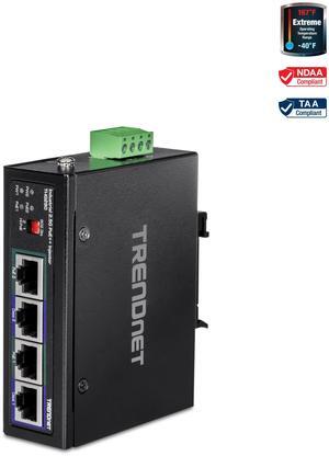 TRENDnet 95W 2-Port Industrial 2.5G PoE++ Injector,  Supports PoE IEEE 802.3af, PoE+ IEEE 802.3at, And PoE++  IEEE 802.3bt, Not Compatible With Passive PoE Devices,  Black, TI-IG290