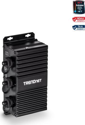 TRENDnet TI-EU120 2-Port Industrial Outdoor Gigabit UPoE Extender