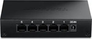 TRENDnet 5-Port 2.5G Switch, TEG-S351, 5 x 2.5G RJ45 Ports,  25Gps, NDAA + TAA Compliant, Ethernet Splitter