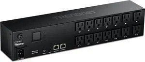 TRENDnet TPI-L14,14-Outlet Managed 2U Rackmount Switched Power  Distribution Unit
