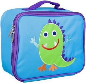 Kids Insulated Embroidered Lunch Box for Boys and Girls Perfect Size for Packing Hot or Cold Snacks for School and Travel Measures 10 x75 x 4 Inches BPAFree Olive Kids Monsters