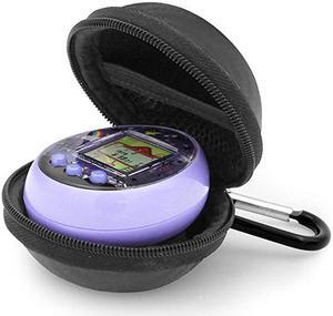 Black Clip On Kids Toy Case Compatible with Tamagotchi On Interactive Virtual Pet Game Includes Compact Case Only