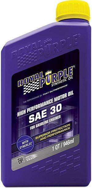 01030 API-Licensed SAE 30 High Performance Synthetic Motor Oil - 1 Qt.