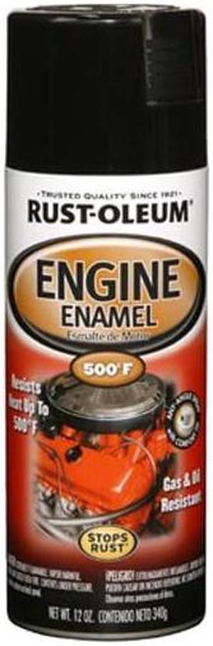248932, Gloss Black, 12 oz, Automotive Engine Enamel Spray Paint
