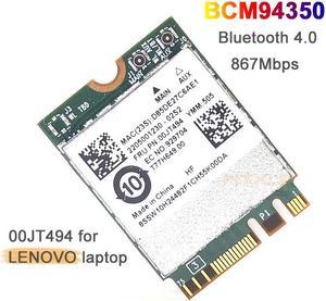 Weastlinks Wireless-AC NGFF BCM94350ZAE Wifi Network Card Bluetooth 4.1 802.11ac 867Mbps For Lenovo/IBM/Thinkpad FRU:00JT494