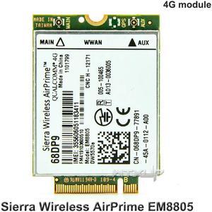 Weastlinks Unlocked Sierra Wireless AirPrime EM8805 DW5570e 68DP9 C26 WWAN 4G Card LTE HSPA+ NGFF Module For DELL E7250 Venue 8 Pro/11 pro