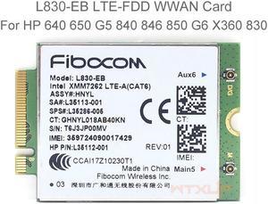 Weastlinks Fibocom L830-EB 4LTE WWAN Card For HP L35286-005 Intel XMM 7262 LTE-Advanced Cat6 300Mbps for 640 650 G5 840 846 850 G6 X360 830