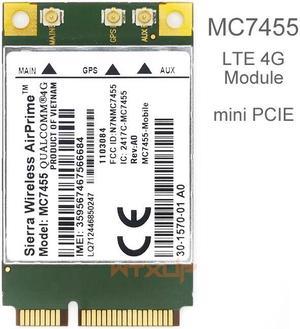 Weastlinks MC7455 LTE 4G Card mini PCI-E FDD-LTE TDD-LTE 4G Module Cat6 for laptop DC-HSPA+ GNSS WWAN Card