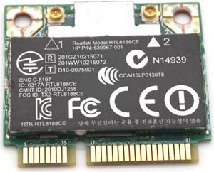 Weastlinks 150Mbps WiFi Mini PCI-E Network Card for HP Realtek RTL8188CE Wireless-N 802.11 B/G/N 640926-001