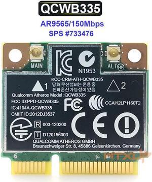 Weastlinks QCWB335 Atheros AR9565 Bluetooth 4.0 Wifi Wireless Adapter Mini PCI Express Wlan Card SPS 733476-001 For HP
