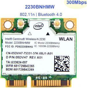 Weastlinks Mini PCI Express wifi Wireless-N Adapter for Intel Centrino 2230BNHMW 2230BN 300M Bluetooth 4.0 Wlan card + BT 4.0