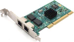 Weastlinks PCI 10/100/1000Mbps dual RJ45 port 1 Gigabit Server Lan card NIC with Intel 82546