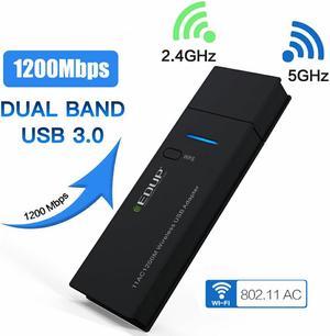 Weastlinks USB WIFI Adapter 1200Mbps Wireless AC Network Card USB3.0 Dual Band 2.4G/5.8G Wifi Receiver Dongle 802.11AC For Laptop PC