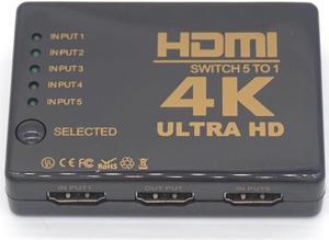 Weastlinks Ultra HD 4K HDMI Splitter 1X4 Port 3D UHD 1080p 4K*2K Video HDMI Switch Switcher HDMI 1 Input 5 Output HUB Repeater Amplifier