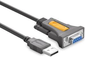 Weastlinks USB to RS232 female COM Port Serial PDA 9 DB9 Pin Cable Adapter Prolific for Win10 Win8 Mac OS X 10.6 USB RS232 COM pl2303