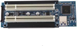 Weastlinks Desktop PCI-Express PCI-e to PCI Adapter Card PCIe to Dual Pci Slot Expansion Card USB 3.0 Add on Cards Convertor