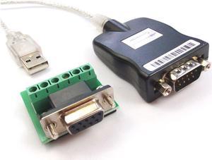 Weastlinks USB 2.0 to RS485 RS-485 RS422 RS-422 DB9 COM Serial Port Device Converter Adapter Cable