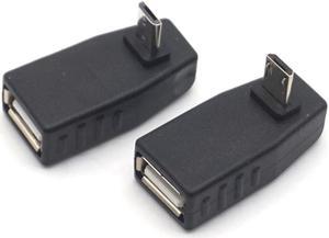 Weastlinks Micro USB Male to USB 2.0 Female USB OTG Up Down degree Adapter Converter