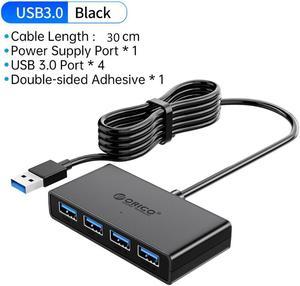 Weastlinks USB HUB 4 Port USB 3.0 Splitter With Micro USB Power Port Multiple High Speed OTG Adapter for Computer Laptop