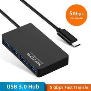 Weastlinks 4 Ports USB Type C Hub Fast Speed USB 3.0 Splitter USB C to 4 USB3.0 Converter Adapter Cable for MacBook Laptop Tablet Computer