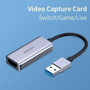 Weastlinks Video Capture Card USB 3.0 4K HDMI-compatible Video Game Grabber Record for PS4 Camcorder Switch Live Broadcast Camera