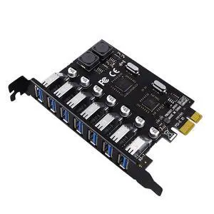 Weastlinks USB 3.0 PCI Express Adapter PCI e to 7 Ports USB 3 Expansion Adapter Card USB3 PCIe PCI-e x1 Controller Converter for Desktop PC Weastlinks USB 3.0 PCI Express Adapter PCI e to 7 Ports USB 3 Expansion Adapter Card USB3 PCIe PCI-e x1 Controller Converter for Desktop PC