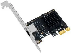 Weastlinks PCI Express Network Card RTL8125GB Gigabit Ethernet PCIE Network card 2.5Gbps LAN Adapter 1Port RJ45 Network Card for Desktop PC Weastlinks PCI Express Network Card RTL8125GB Gigabit Ethernet PCIE Network card 2.5Gbps LAN Adapter 1Port RJ45 Network Card for Desktop PC