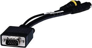 102509 Vga To S-Video/Rca (Composite) Adapter Cable, Black