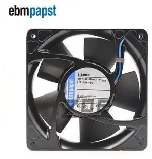 EBM PAPST 4184NXH DC24V 460mA 11W 120 120 38MM 12cm Metal Frame Dual Ball Frequency Converter Cooling Fan EBM PAPST 4184NXH DC24V 460mA 11W 120 120 38MM 12cm Metal Frame Dual Ball Frequency Converter Cooling Fan