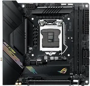 ASUS ROG STRIX B460-I GAMING LGA 1200 Intel B460 SATA 6Gb/s Mini ITX Intel Motherboard
