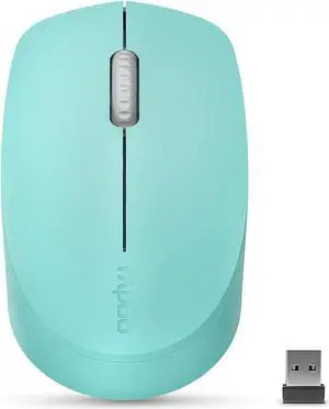 Bluetooth 2.4G Wireless Mouse 2 Bluetooth Channels with 1 USB Receiver Noiseless Mouse Connect up to 3 Devices Portable Computer Mice for PC Tablet Laptop-Mint Green Bluetooth 2.4G Wireless Mouse 2 Bluetooth Channels with 1 USB Receiver Noiseless Mouse Connect up to 3 Devices Portable Computer Mice for PC Tablet Laptop-Mint Green