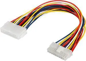 30cm ATX 20 Pin Male to 20 Pin Female Power Supply Extension Cable for Computer PC
