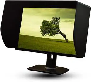 -23E 23&24-inch Ultr-Slim Frame LCD LED Video Monitor Hood Sunshade Sunhood for Dell HP Viewsonic Philips Samsung LG EIZO NEC ASUS ACER BENQ AOC Lenovo, Fits Monitor Frame Width 530-550mm