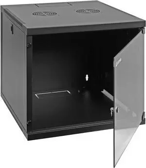 Aeons 9U Classic Wall Mount 19-inch IT Network Cabinet Enclosure Server Rack 24-inch depth Glass door (Fully Assembled)