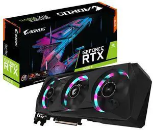 GIGABYTE AORUS GeForce RTX 3060 Ti ELITE 8G Graphics Card, 3 x WINDFORCE Fans, 8GB 256-bit GDDR6, GV-N306TAORUS E-8GD (rev. 2.0) Video Card (LHR) GIGABYTE AORUS GeForce RTX 3060 Ti ELITE 8G Graphics Card, 3 x WINDFORCE Fans, 8GB 256-bit GDDR6, GV-N306TAORUS E-8GD (rev. 2.0) Video Card (LHR)