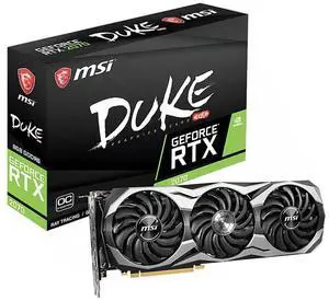 MSI GeForce RTX 2070 Video Card RTX 2070 DUKE 8G OC MSI GeForce RTX 2070 Video Card RTX 2070 DUKE 8G OC