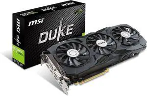 MSI GeForce GTX 1080 Ti DirectX 12 GTX 1080 TI DUKE 11G Video Card MSI GeForce GTX 1080 Ti DirectX 12 GTX 1080 TI DUKE 11G Video Card