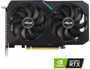 ASUS Dual GeForce RTX 3060 Ti V2 MINI OC Edition 8GB GDDR6 PCI Express 4.0 Video Card DUAL-RTX3060TI-O8G-MINI-V2 (LHR) ASUS Dual GeForce RTX 3060 Ti V2 MINI OC Edition 8GB GDDR6 PCI Express 4.0 Video Card DUAL-RTX3060TI-O8G-MINI-V2 (LHR)