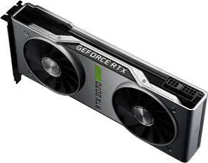 NVIDIA GeForce RTX 2070 SUPER Founders Edition - 8GB GDDR6 1770 MHz RAM - 2560 Cores - Ray Tracing - DirectX 12 - DP/HDMI/DVI-DL - VR Ready NVIDIA GeForce RTX 2070 SUPER Founders Edition - 8GB GDDR6 1770 MHz RAM - 2560 Cores - Ray Tracing - DirectX 12 - DP/HDMI/DVI-DL - VR Ready
