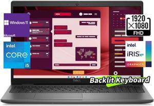 Dell Latitude 3550 15.6" FHD Laptop,Intel Core i5-1335U,Intel Iris Xe Graphics,32 GB RAM,512 GB SSD,Windows 11 Pro,Black