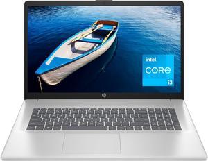 HP 17.3" HD+ Touch Laptop,Intel Core i3-1215U,Intel UHD Graphics,8GB RAM,256GB SSD,Windows 11 Home,Natural Silver