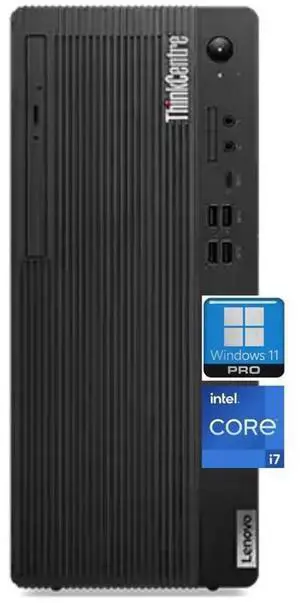 Lenovo ThinkCentre M70t Gen 5 Tower Desktop,Intel Core i7-14700 vPro,32GB RAM,512GB PCIe SSD,Windows 11 Pro