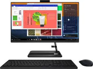 Lenovo IdeaCentre 3 24ALC6 24" 16GB 512GB SSD AMD Ryzen 5 5500U 2.1GHz Win10H, Black