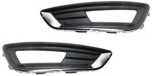 Acaigel Pair Front Bumper Fog Light Lamp Cover Bezel For Ford Focus 15-17 F1Ej-15A299-Ab