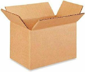 supplyhut 100 6x4x4 Cardboard Paper Boxes Mailing Packing Shipping Box Corrugated Carton, Brown