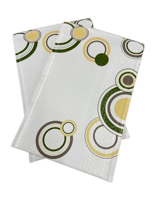 40 #5 9.75x15 Greengold Circles Poly Bubble Padded Envelopes Mailers 9.75"x15" 40 #5 9.75x15 Greengold Circles Poly Bubble Padded Envelopes Mailers 9.75"x15"
