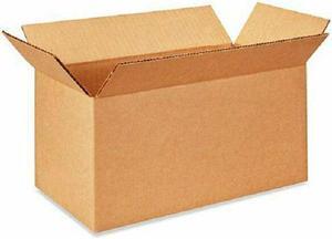supplyhut 100 12x6x6 Cardboard Paper Boxes Mailing Packing Shipping Box Corrugated Carton, Brown