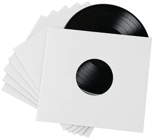 100 - Pack White Paper Vinyl Record Inner Sleeves 12-Inch LP Album