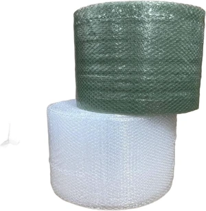 3/16" x 400' x 12" Clear & Recycled Small Bubble Cushioning Padding Roll 400FT 3/16" x 400' x 12" Clear & Recycled Small Bubble Cushioning Padding Roll 400FT